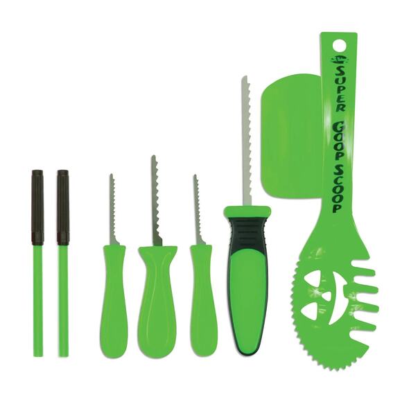 🔥Fun World Pumpkin Pro 20 Piece Family PUMPKIN CARVING KIT Tools Patterns NWT🔥 - Picture 2 of 8